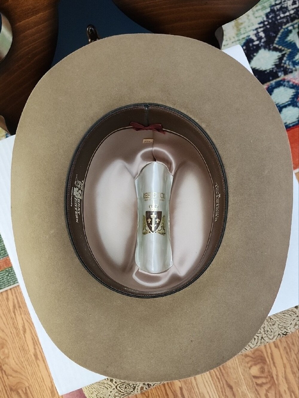 Resistol "The Great Roundup" Collection Self-conforming Felt Cowboy Hat - Picture 8 of 14